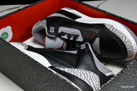 Hyperoad Cement” Jordan 2024 OG “Black Air 3 0815